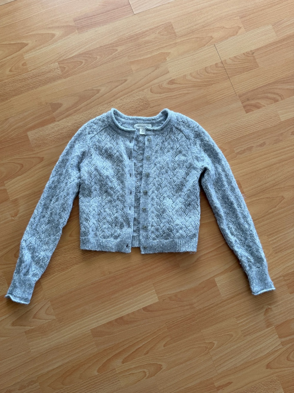 Nordstrom treasure and bond wool blend gray cardigan sweater